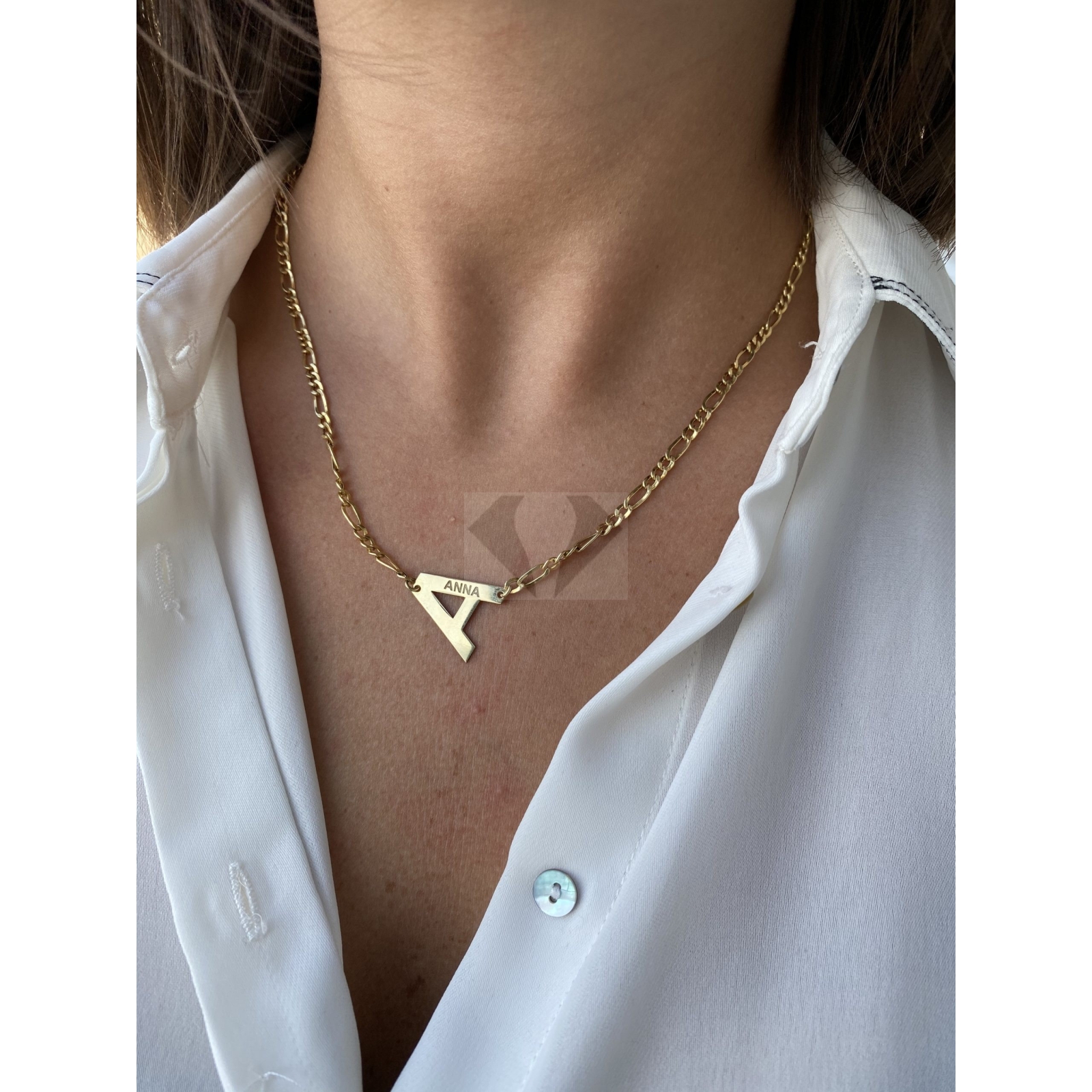 Acquista ora collana lettera + nome personalizzato su elefantebianco.jewelry