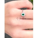 anello mini kate rodiato verde