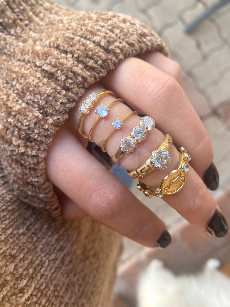 Acquista ora anello rosario oro giallo 750 su elefantebianco.jewelry
