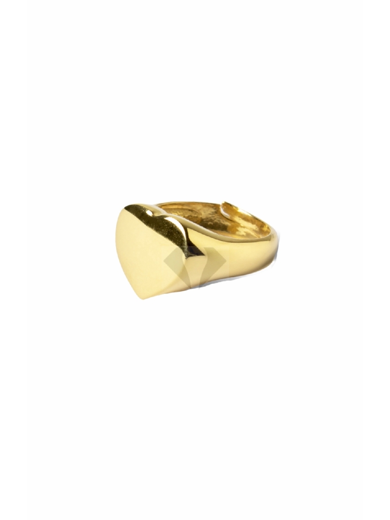 Acquista ora anello basic cuore (GOLD) su elefantebianco.jewelry