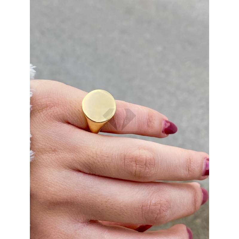 anello basic tondo (gold)