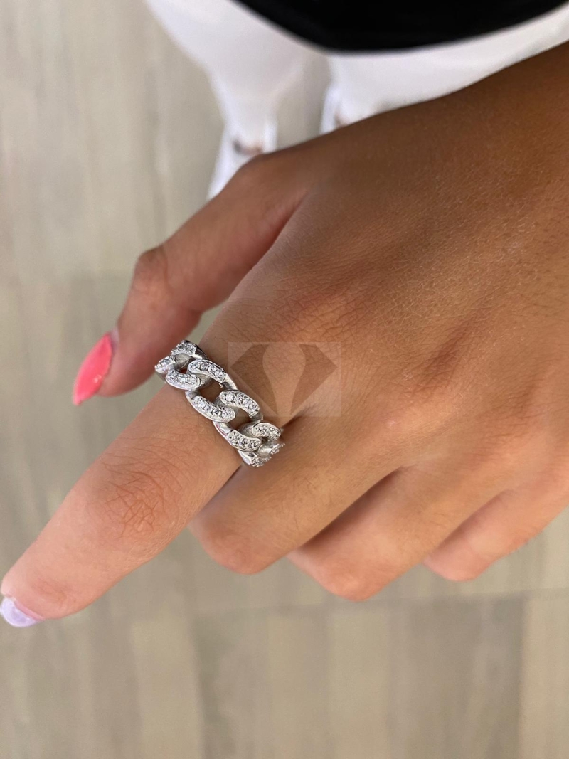 Acquista ora anello grumetta e zirconi su elefantebianco.jewelry