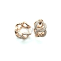 cerchietti grumetta apm  big gold rose 18 mm argento 925% (prezzo inteso per singolo orecchino)