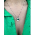 collana kate verde in argento 925%