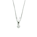 collana punto luce 4 mm in argento 925%