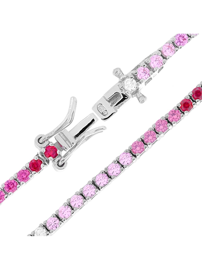 Acquista ora Tennis 2 mm sfumature di rosa su elefantebianco.jewelry