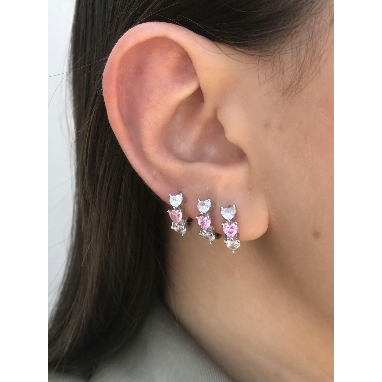 Acquista ora cerchietti cuore bianco su elefantebianco.jewelry