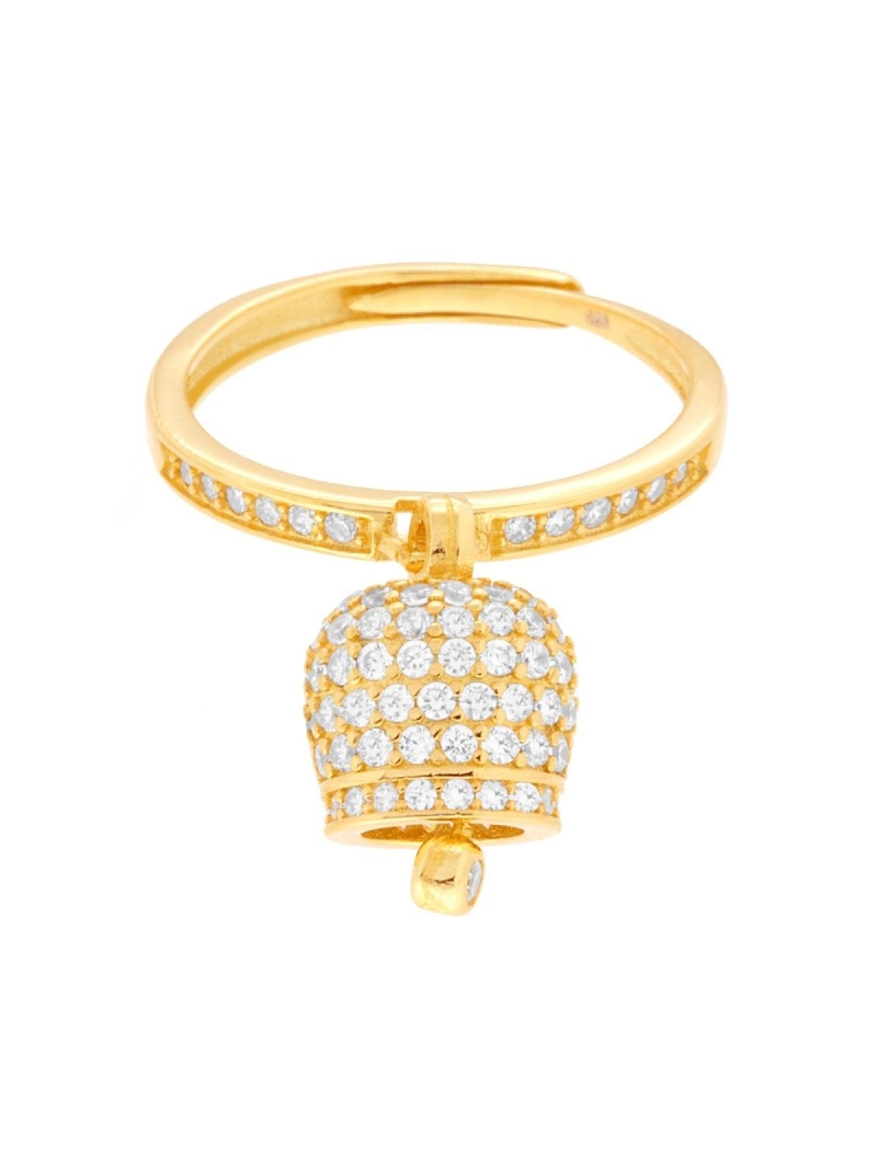 Acquista ora Anello campanella (tempesta zirconi) GOLD su elefantebianco.jewelry