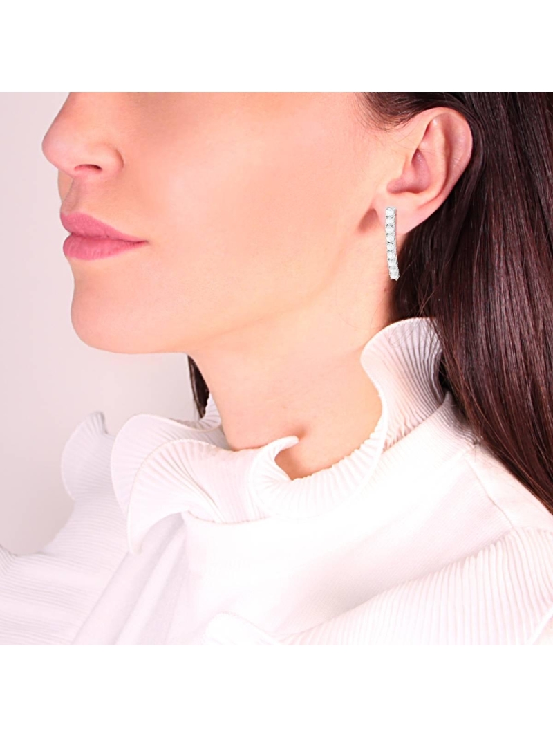 Acquista ora orecchini tennis basic su elefantebianco.jewelry