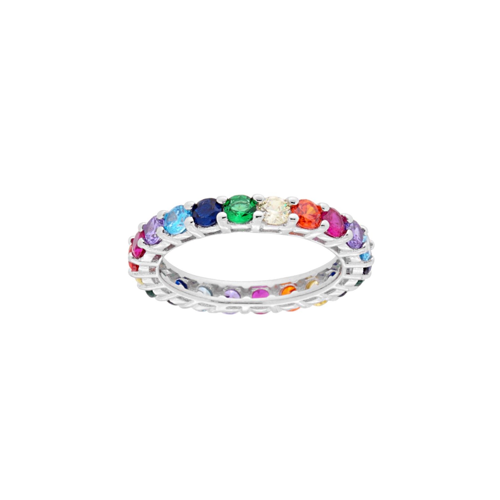 Anello veretta multicolore 3 mm