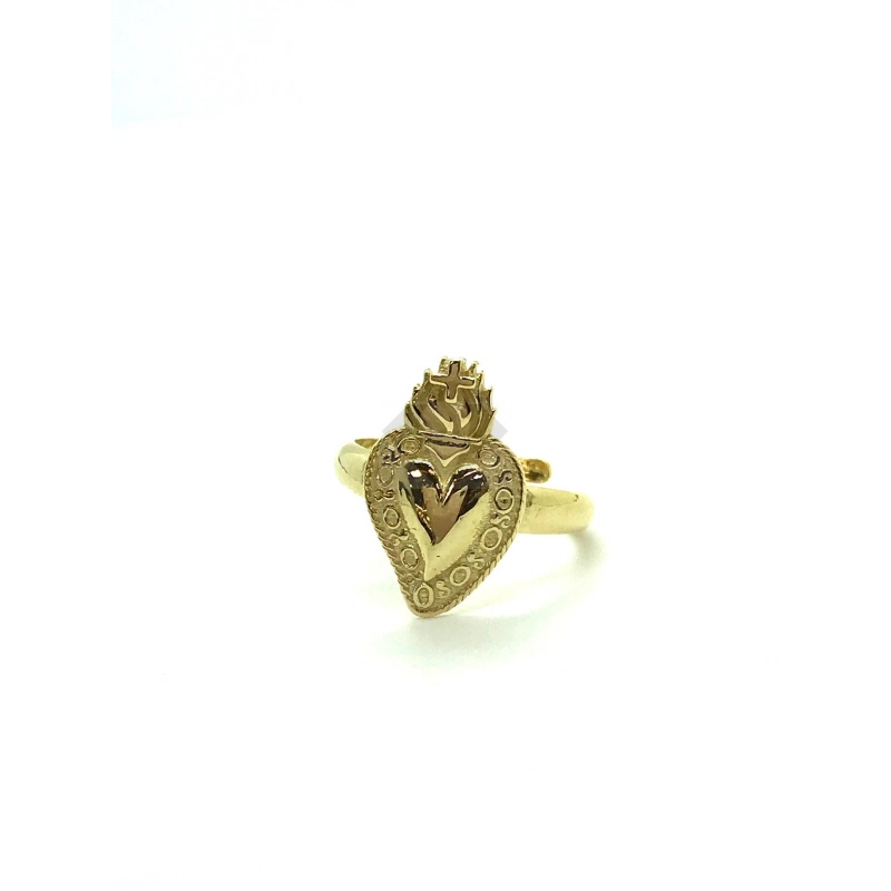 anello cuore sacro (gold)