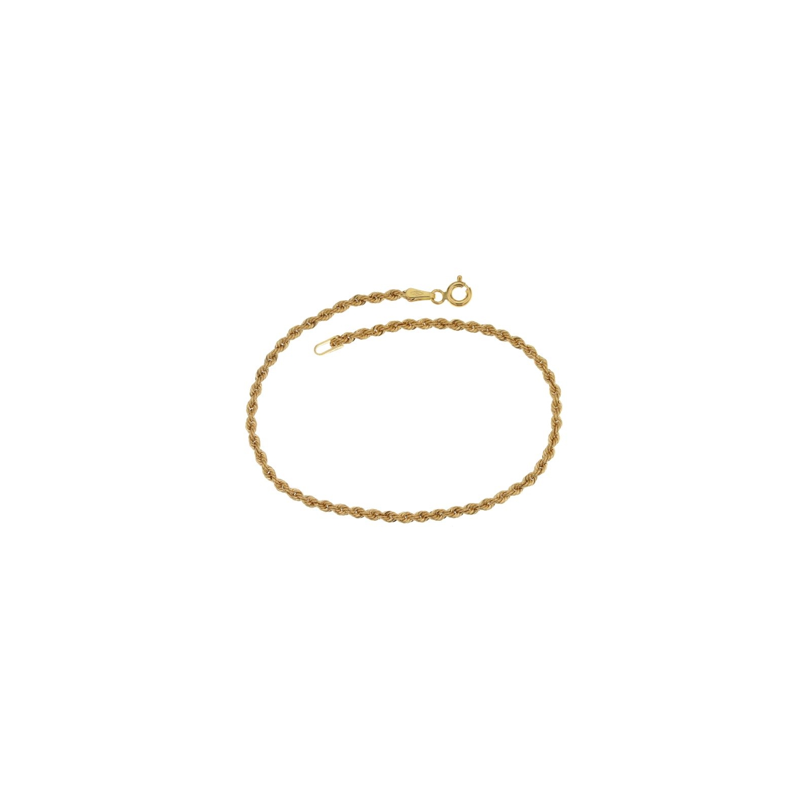 Bracciale fune corda oro 750 (2 misura)