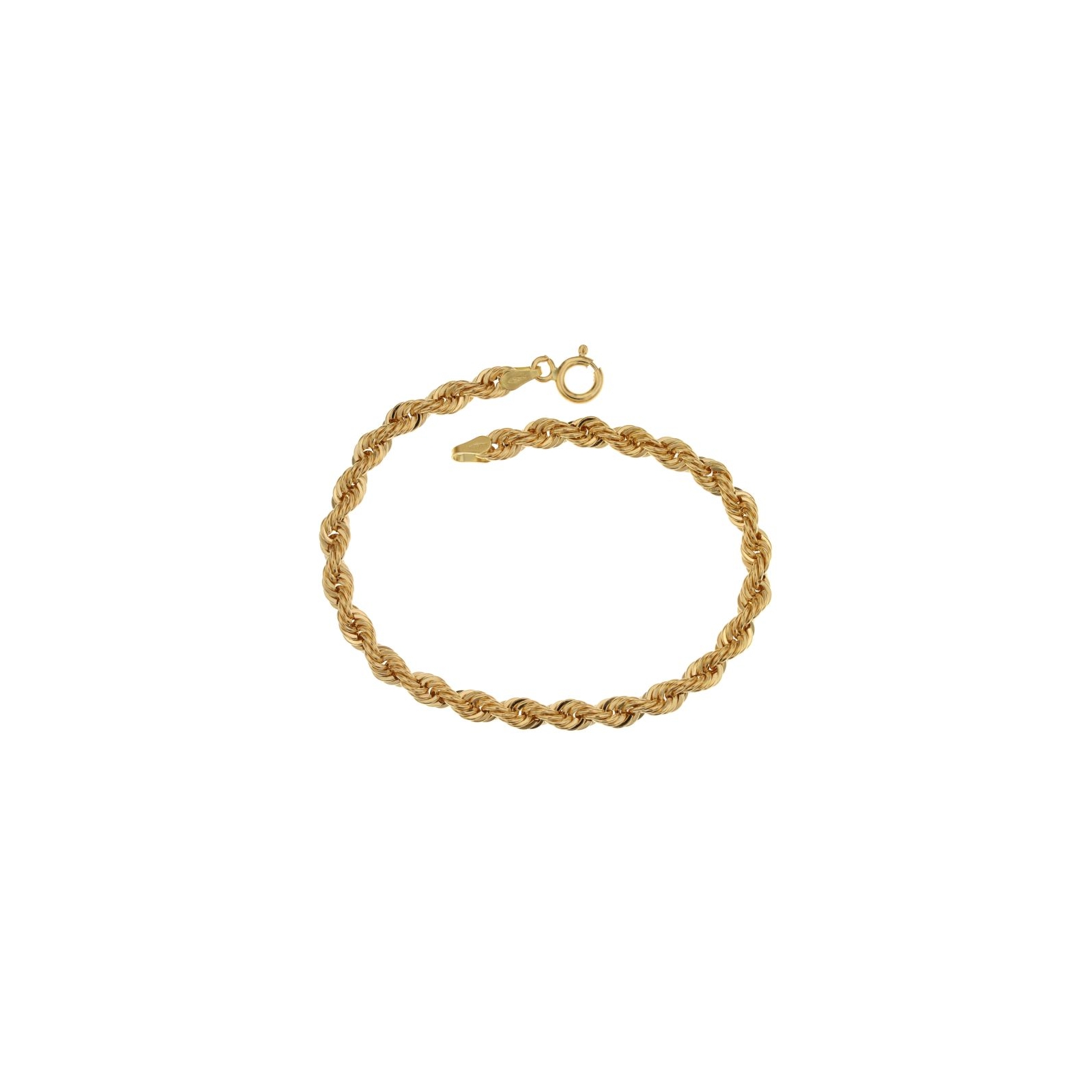 Bracciale fune corda oro 750 (5 misura)