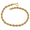 Bracciale fune corda oro 750 (5 misura)