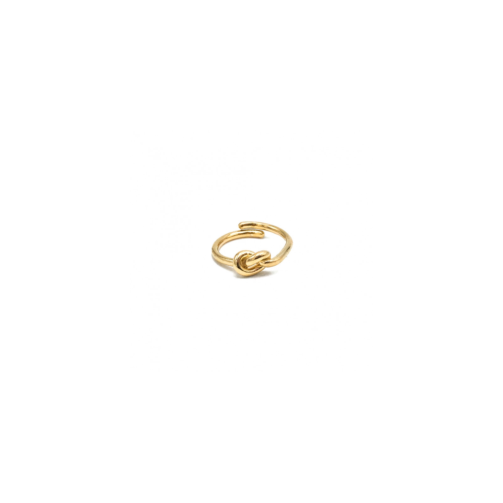 Anello nodo con incisione personalizzabile (gold)