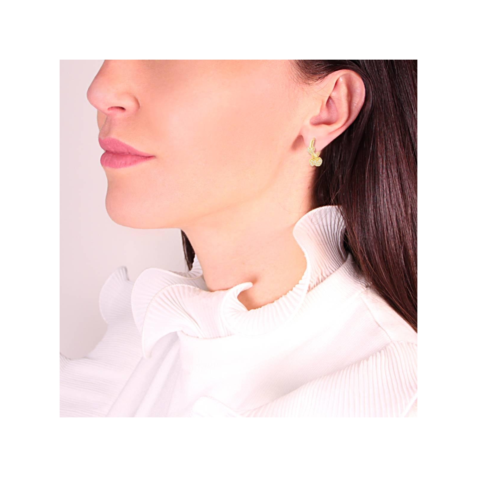 Acquista ora Cerchietti con tre cuori pendenti (gold) su elefantebianco.jewelry