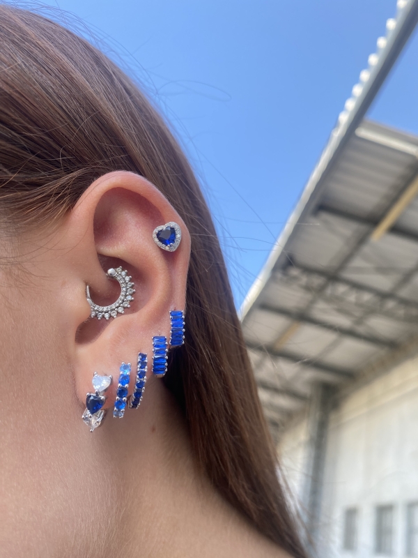 Acquista ora cerchietti cuore verde su elefantebianco.jewelry