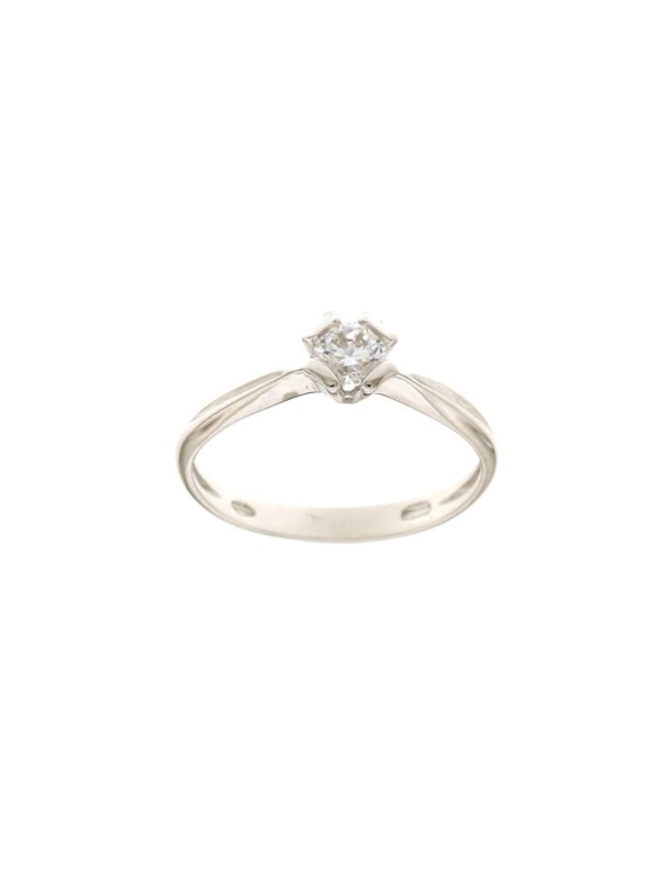 Acquista ora anello solitario in oro 750 su elefantebianco.jewelry