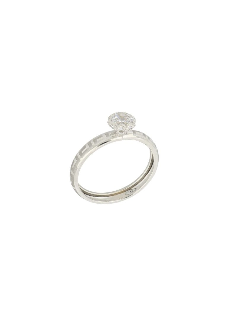 Acquista ora anello con greca  in oro 750 su elefantebianco.jewelry