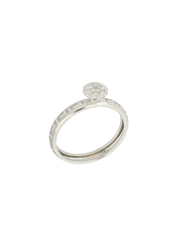 Acquista ora anello con greca  in oro 750 su elefantebianco.jewelry