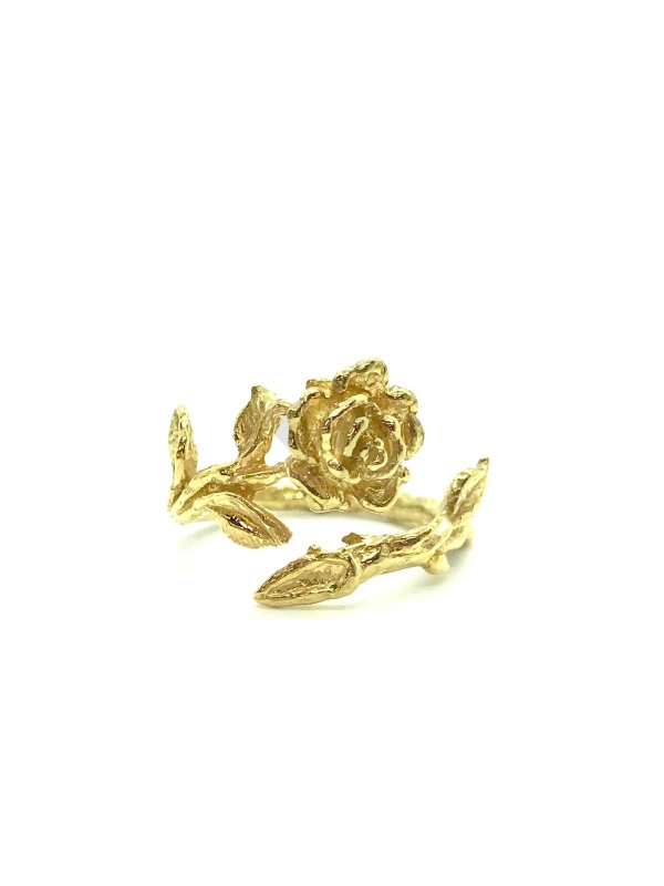 Acquista ora anello LA ROSA (GOLD) su elefantebianco.jewelry