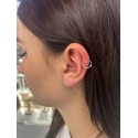 bali per helix daith e lobo ricamato con pallino