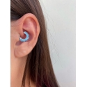 piercing  daith azzurro cielo