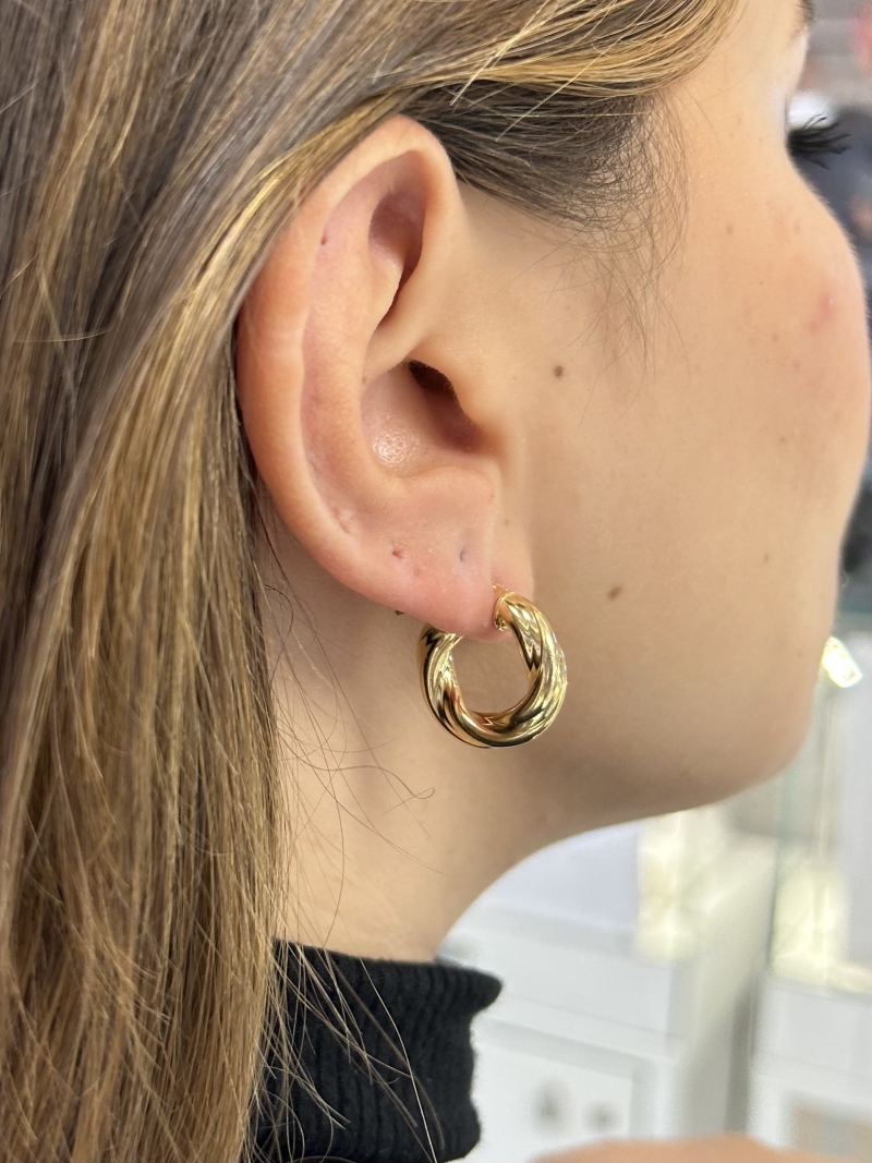 Acquista ora cerchi big treccina small su elefantebianco.jewelry
