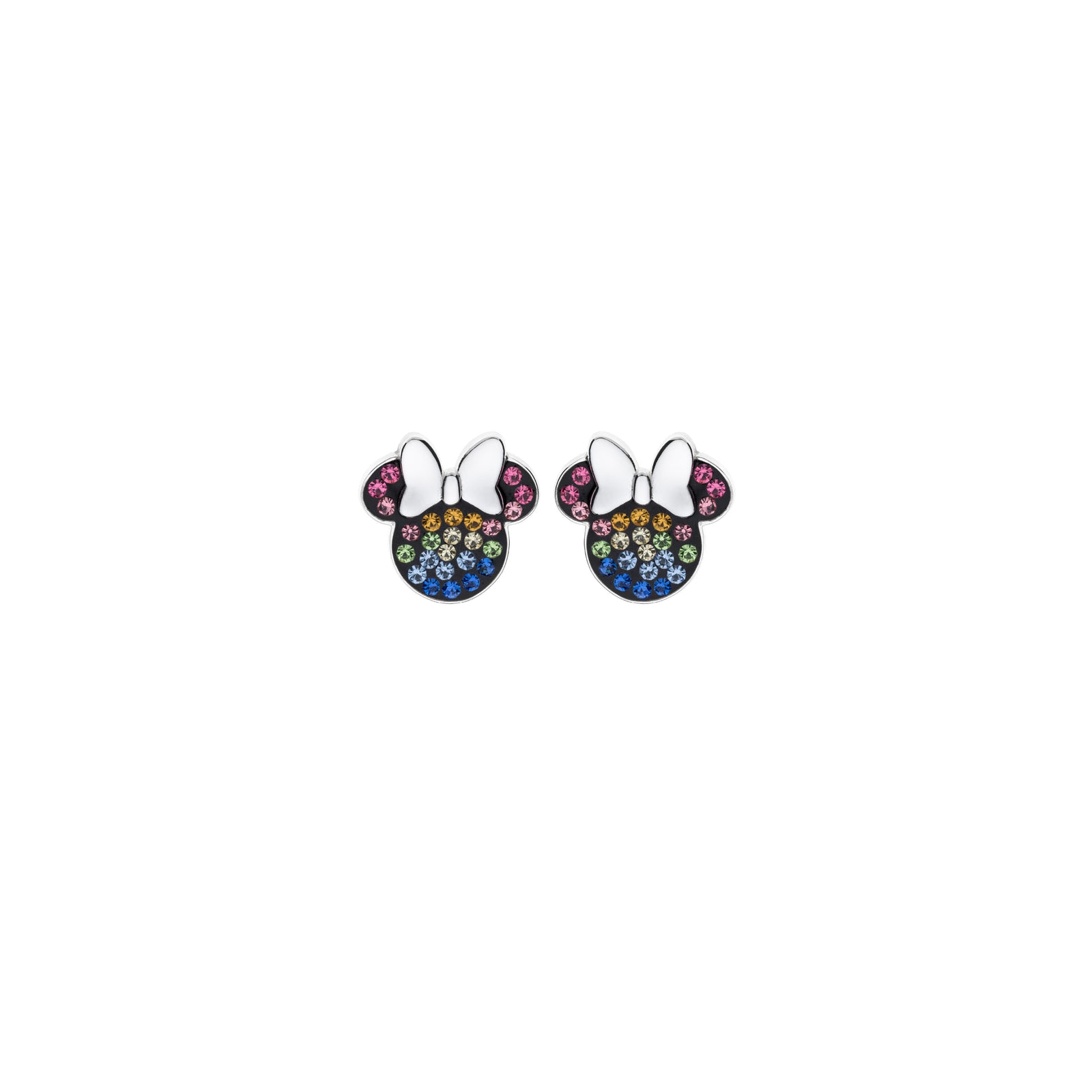 orecchini Disney con zirconi multicolore da donna e da bambina