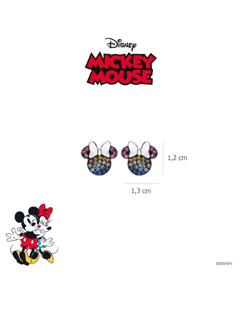 Acquista ora orecchini Disney con zirconi multicolore da donna e da bambina su elefantebianco.jewelry