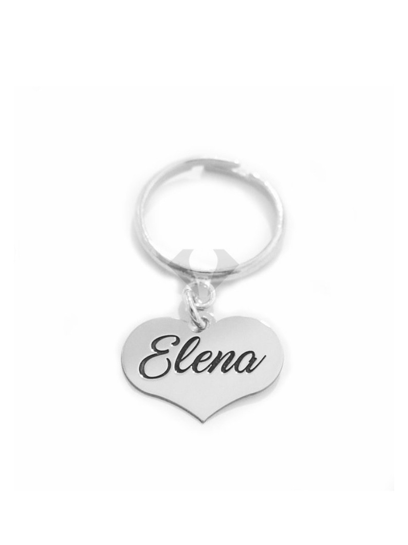 Acquista ora anello ciondolo cuore persnalizzato su elefantebianco.jewelry