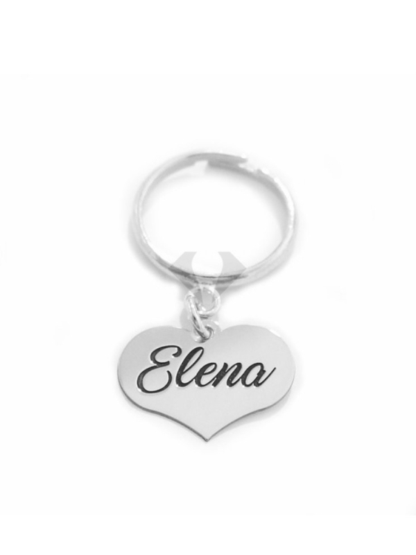 Acquista ora anello ciondolo cuore persnalizzato su elefantebianco.jewelry