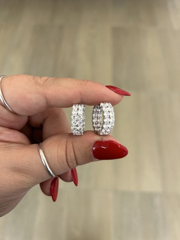 Acquista ora cerchietti super zirconi doppia striscia su elefantebianco.jewelry
