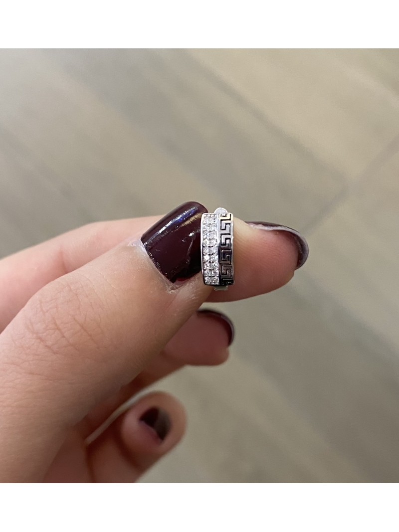 Acquista ora cerchietti con la greca con zirconi su elefantebianco.jewelry
