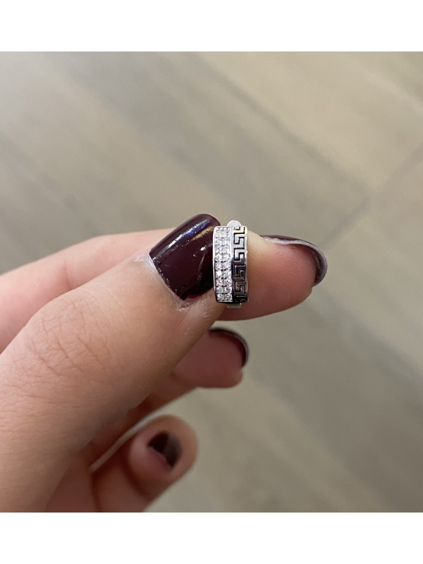 Acquista ora cerchietti con la greca con zirconi su elefantebianco.jewelry