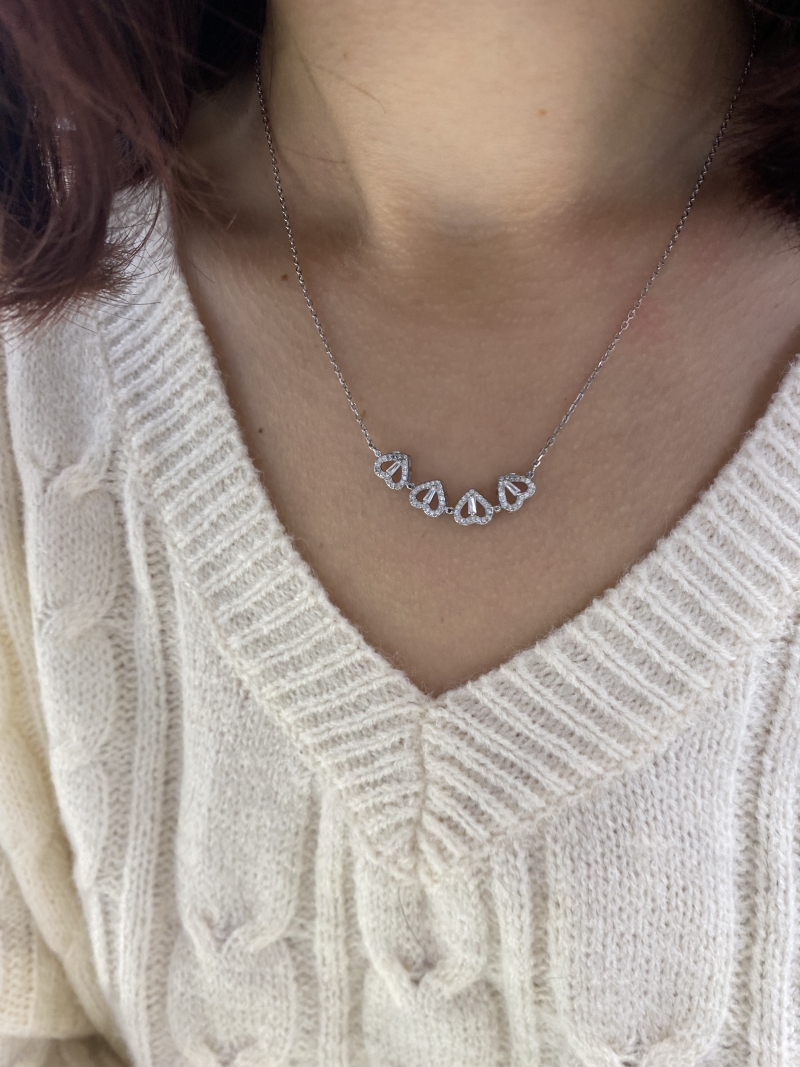 collana quadrifoglio amami e divento cuore