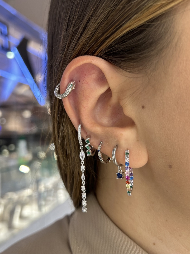 Acquista ora cerchietti multicolore 25 mm su elefantebianco.jewelry