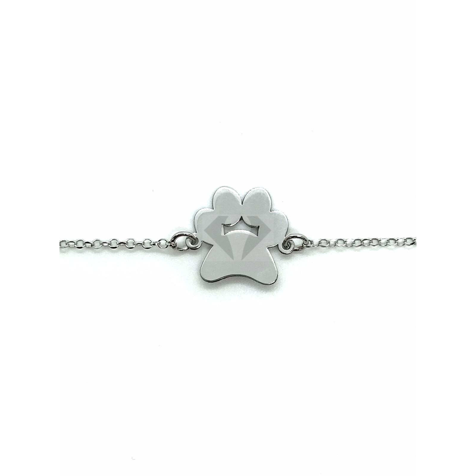 bracciale zampetta  argento 925%