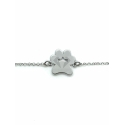 bracciale zampetta  argento 925%