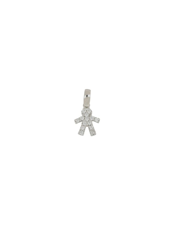 Acquista ora ciondolo bimbo oro 750 con pietre su elefantebianco.jewelry