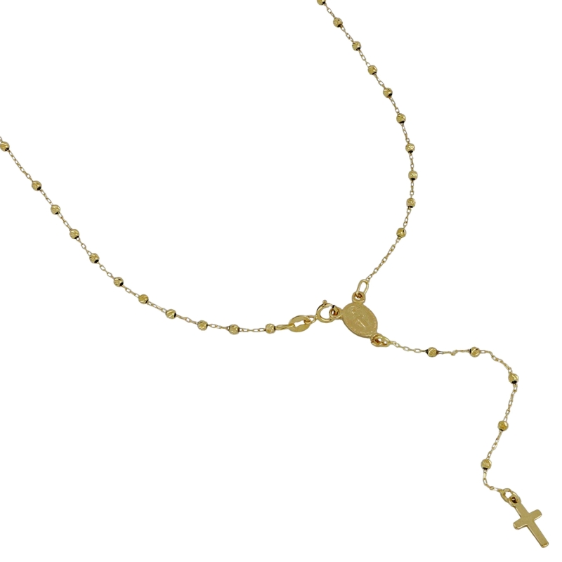 collana rosario oro 750