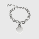 bracciale con cuore grumetta incisone omaggio