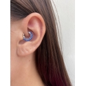 Piercing  daith blu