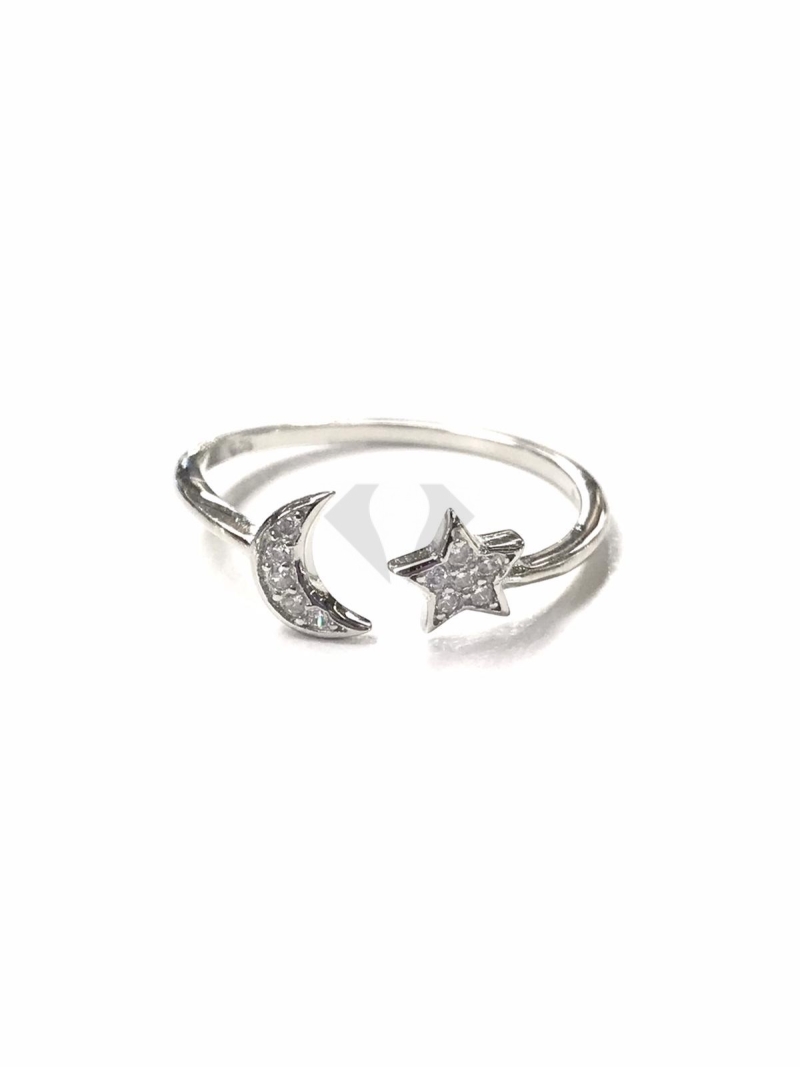 Acquista ora anello lunetta e stellina su elefantebianco.jewelry