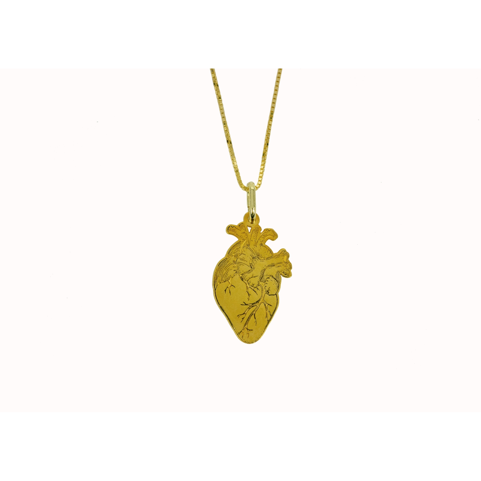 Acquista ora Collana Cuore Anatomico (placcato oro) su elefantebianco.jewelry