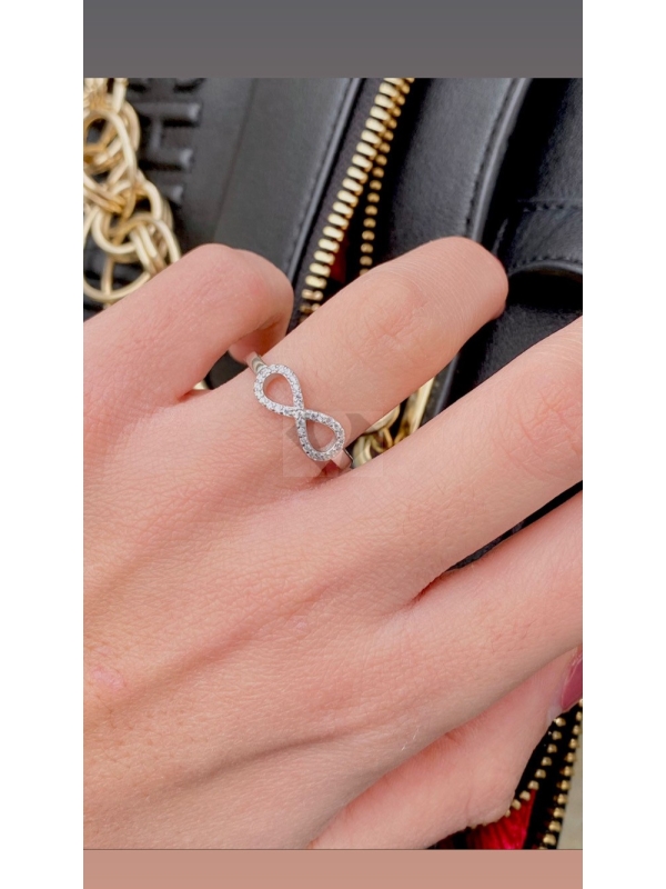 Acquista ora anello infinito in argento 925% su elefantebianco.jewelry