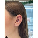 piercing daith o helix con ricamo e goccia