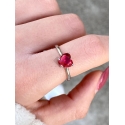 Anello Amore eternit cuore rosso