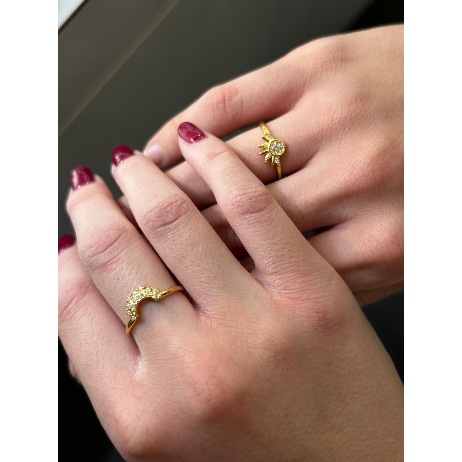 Acquista ora anelli sole e luna su elefantebianco.jewelry
