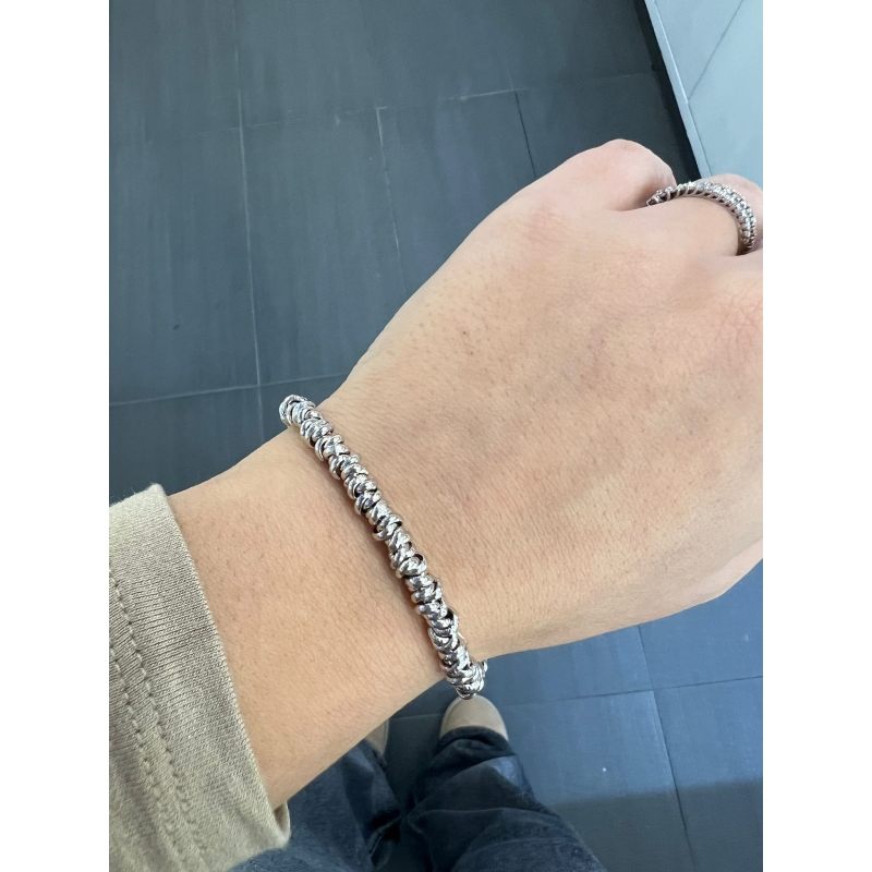 bracciale rondelle argento 925% size M